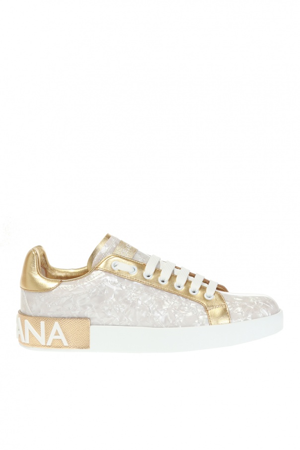 dolce and gabbana mother of pearl sneakers