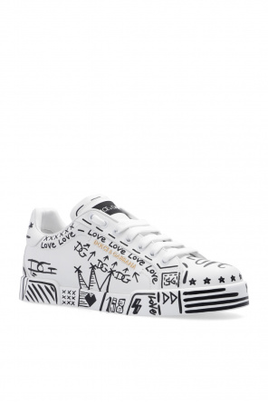 dolce & gabbana kids yellow dress ‘Portofino’ sneakers