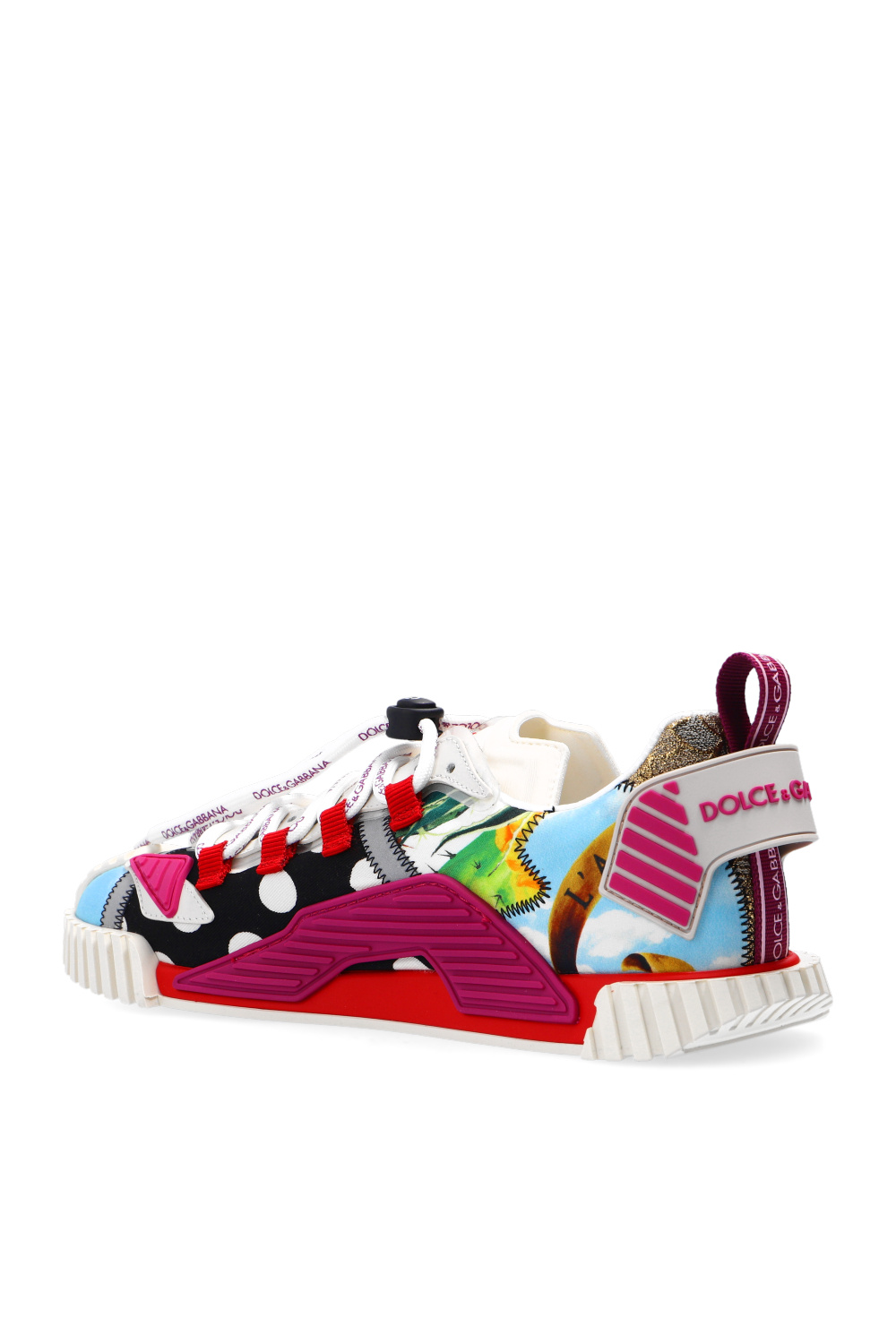 Multicolour Sneakers with logo patch Dolce & Gabbana - Vitkac France