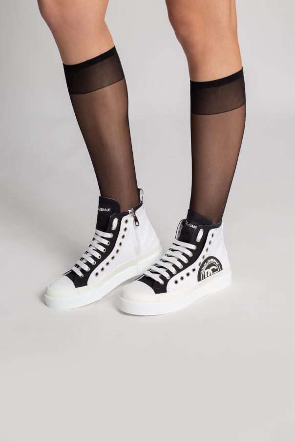 leather and suede Dolce & Gabbana kicks retail for ‘Portofino Light‘ sneakers