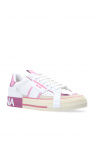 Dolce & Gabbana Kastiges Sakko mit Leo-Print Sneakers with logo