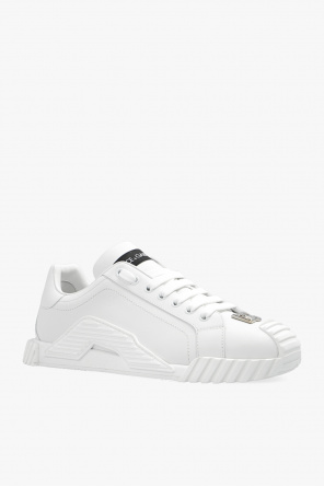 Dolce & Gabbana Mans White Cotton Regular Boxer With Logo ‘NS1’ sneakers with logo
