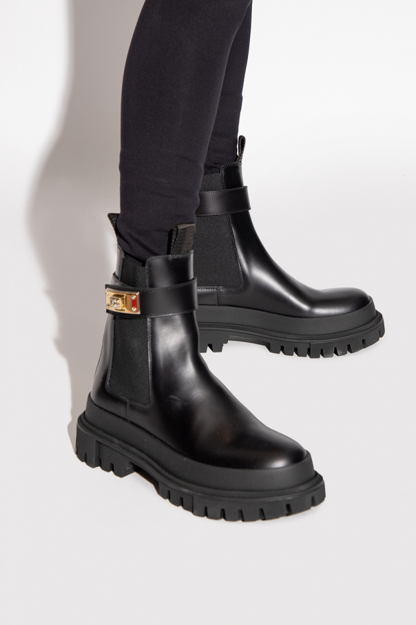 Dolce & Gabbana Leather Chelsea boots