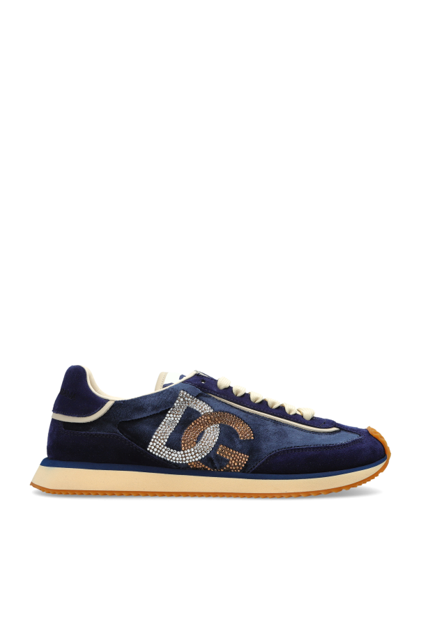 Sports shoes with shimmering appliqués od Dolce & Gabbana