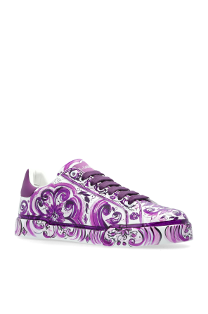 Dolce & Gabbana Sports shoes with "Majolica" print