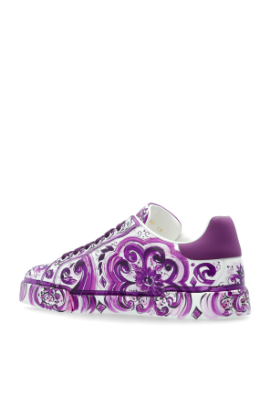 Dolce & Gabbana Sports shoes with "Majolica" print