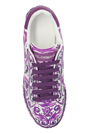 Dolce & Gabbana Sports shoes with "Majolica" print