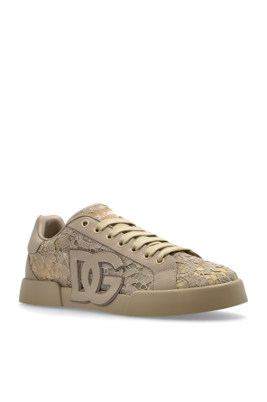 Dolce & Gabbana Zapatillas deportivas con inserción de encaje