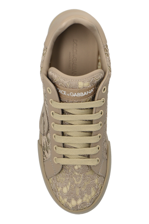 Dolce & Gabbana Zapatillas deportivas con inserción de encaje
