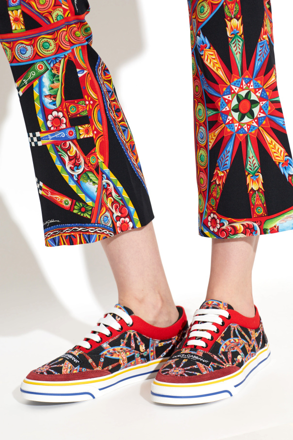 Dolce & Gabbana Sports shoes with "Carretto" print