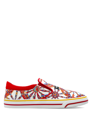 'DG Sailing' shoes with 'Carretto' print