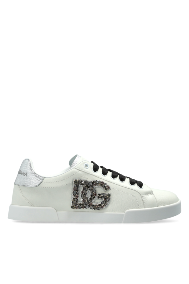 Leather sports shoes with logo od Dolce & Gabbana