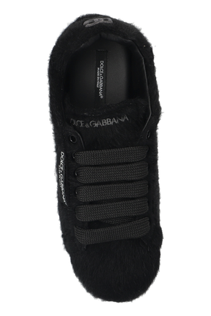 Dolce & Gabbana Fur Sneakers