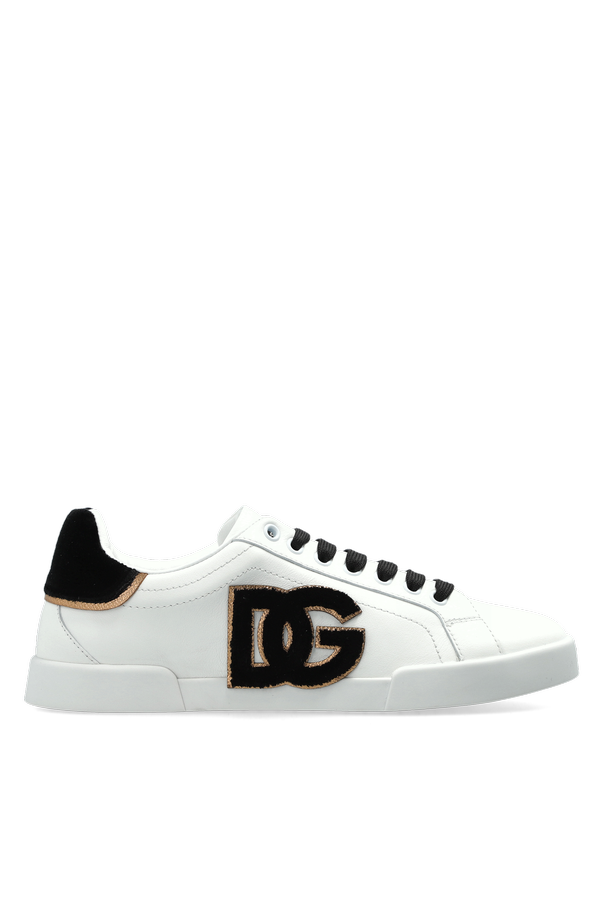 Leather sports shoes with logo od Dolce & Gabbana