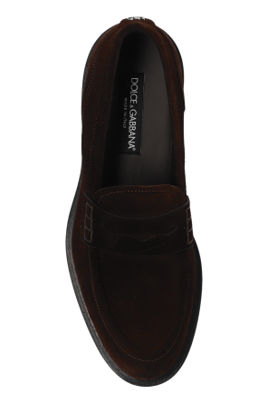 Dolce & Gabbana Zamszowe buty typu `loafers`