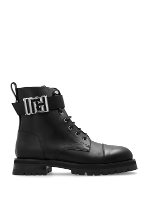 ‘charlie’ leather boots od Balmain