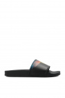 Marcelo Burlon Rubber slides with feather motif