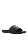 Marcelo Burlon Rubber slides with feather motif