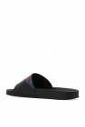 Marcelo Burlon Rubber slides with feather motif