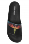 Marcelo Burlon Rubber slides with feather motif