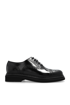 Lace-up platform shoes