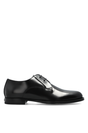 Leather Women's Derby Shoes Dolce & Gabbana