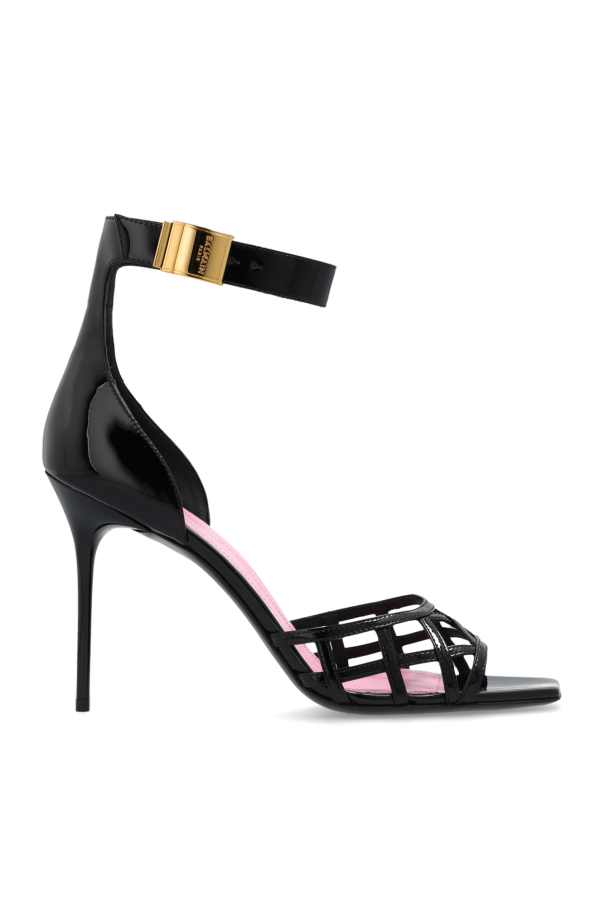 Balmain 'Uma' glossy heeled sandals 