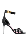 Balmain BLACK Patent leather high-heeled sandals 'Uma'
