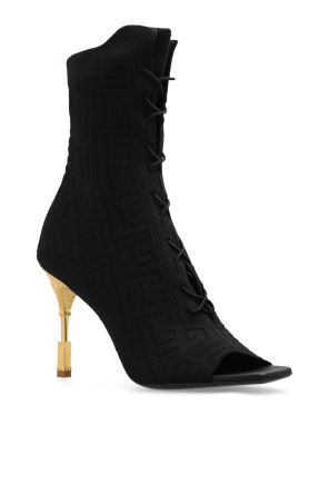 balmain vest ‘Coin’ heeled ankle boots