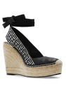 Balmain ‘Alex Monogram’ wedge espadrilles