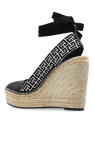 Balmain ‘Alex Monogram’ wedge espadrilles