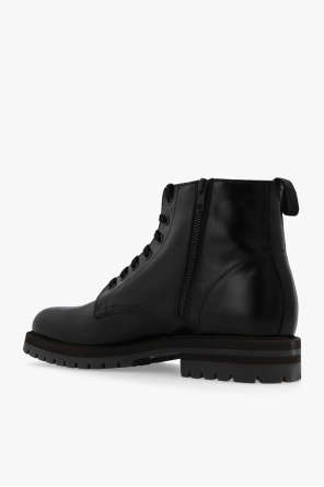 Common Projects Leather combat boots