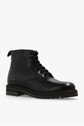 Common Projects Leather combat boots