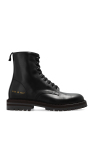 Common Projects Leather combat boots