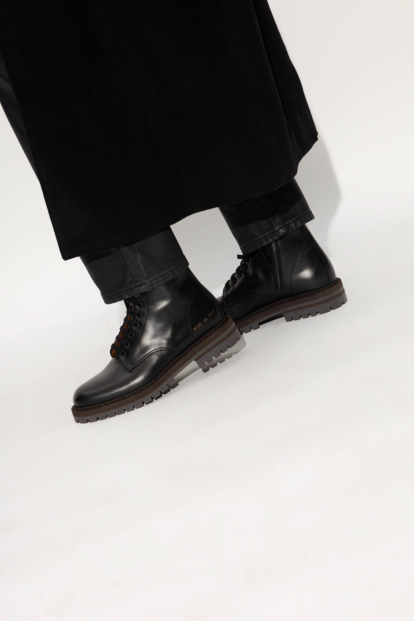 Common Projects Gcds Commando ankle boots Schwarz
