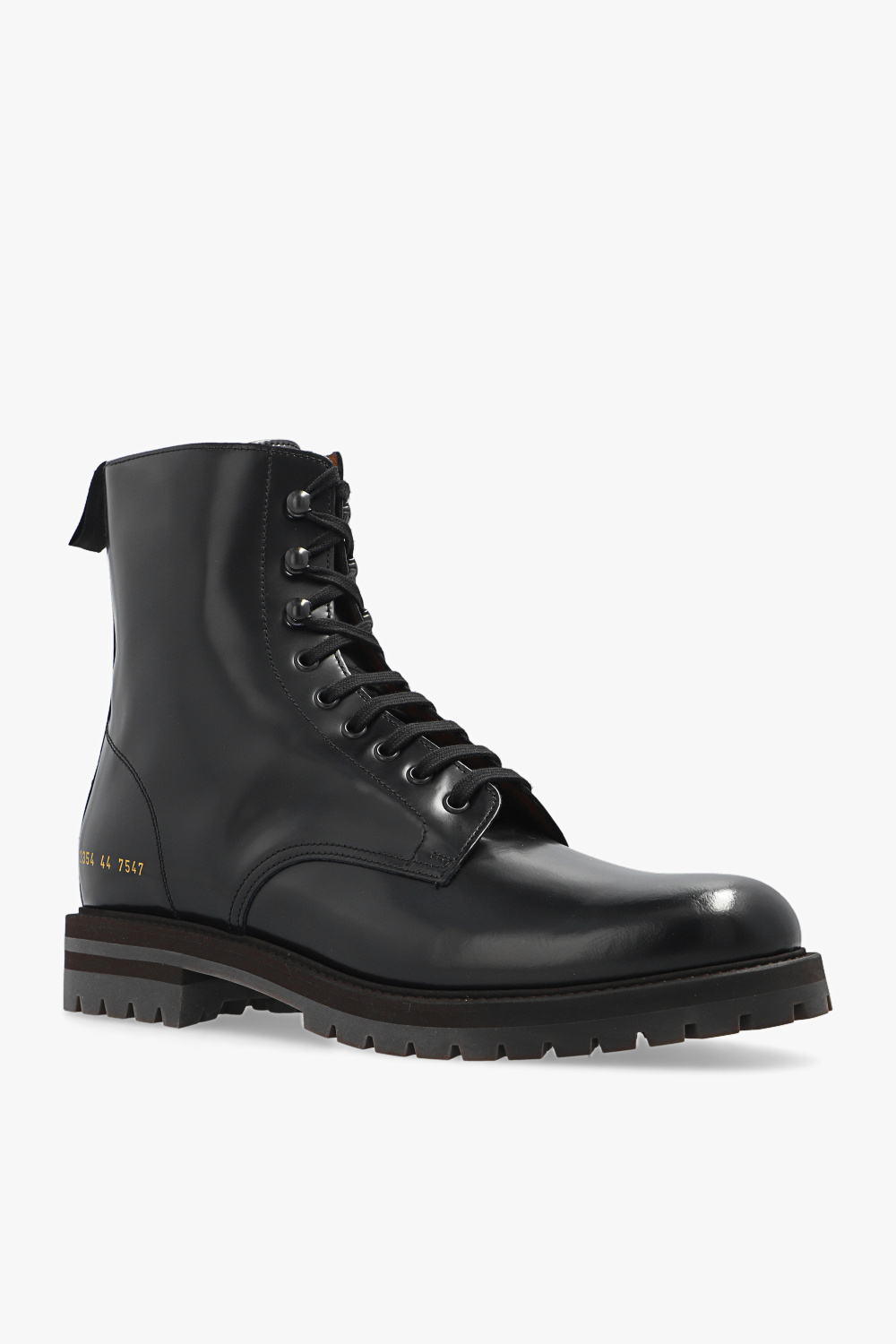 Common Projects Leather combat boots