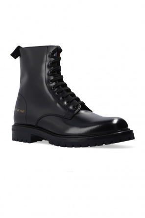 Common Projects ‘Combat’ leather ankle boots