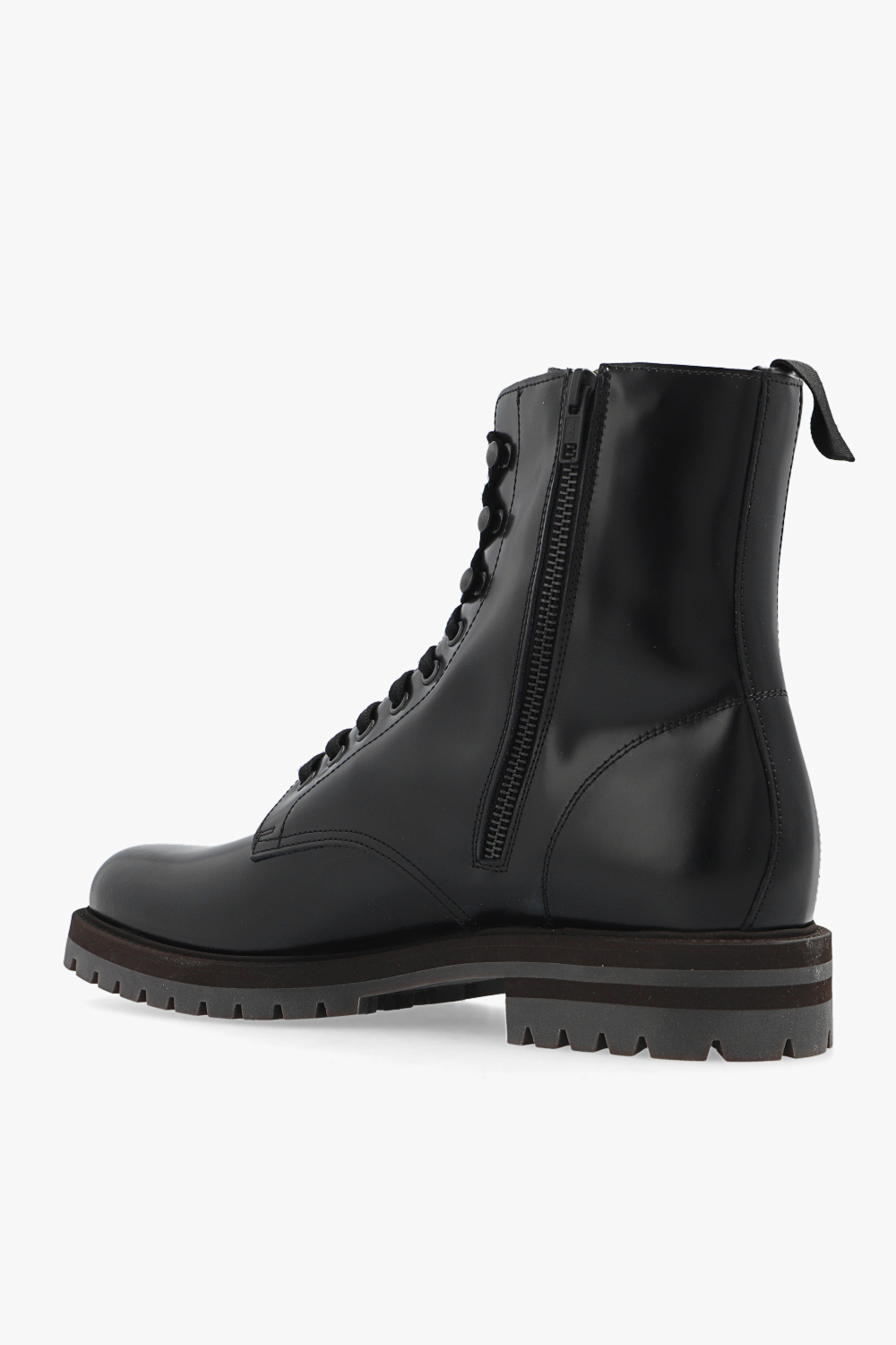 Common Projects Leather combat boots