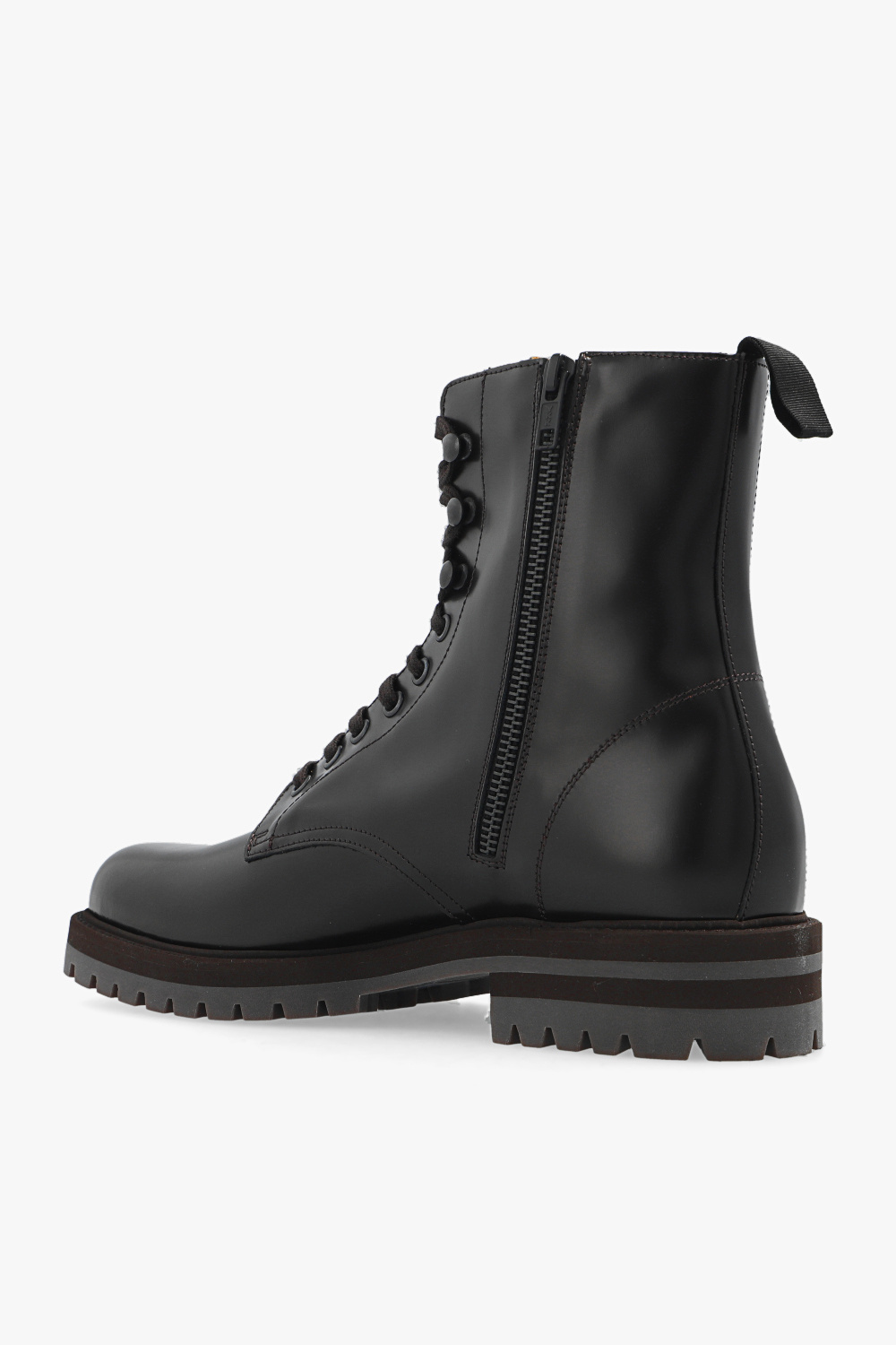 Common Projects Leather combat boots