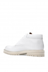 Common Projects ‘Combat Derby’ square-toe boots with vintage effect