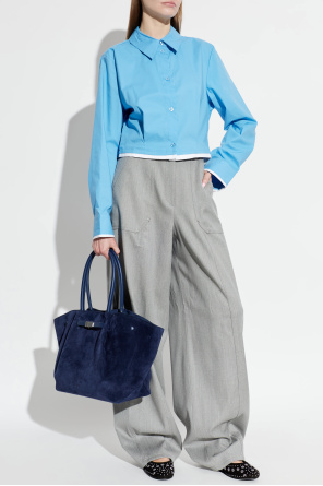 Coperni Suede ballet flats with embellishments