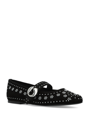 Coperni Suede ballet flats with embellishments