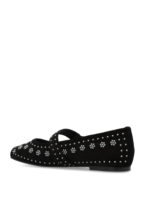 Coperni Suede ballet flats with embellishments