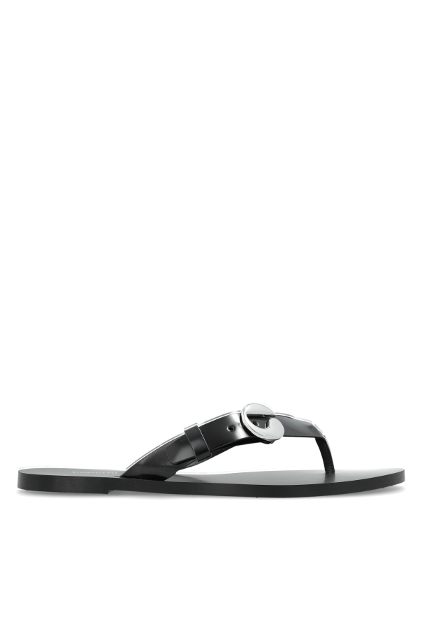Leather slides od Coperni
