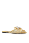 Dolce & Gabbana GOLD Bianca Slides