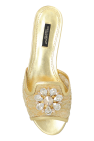 Dolce & Gabbana GOLD Bianca Slides