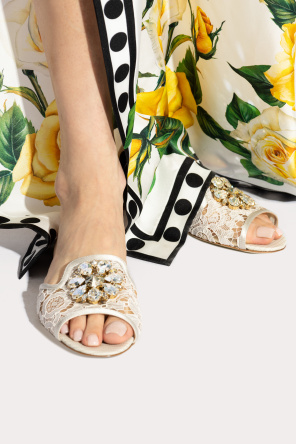 Slippers `bianca` od Dolce & Gabbana
