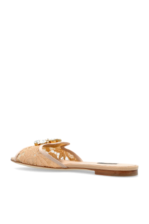 Dolce & Gabbana Chanclas con cristales brillantes