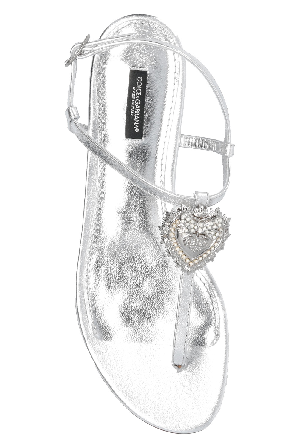 Dolce & Gabbana Crystal Embellished Sandals | Lyst
