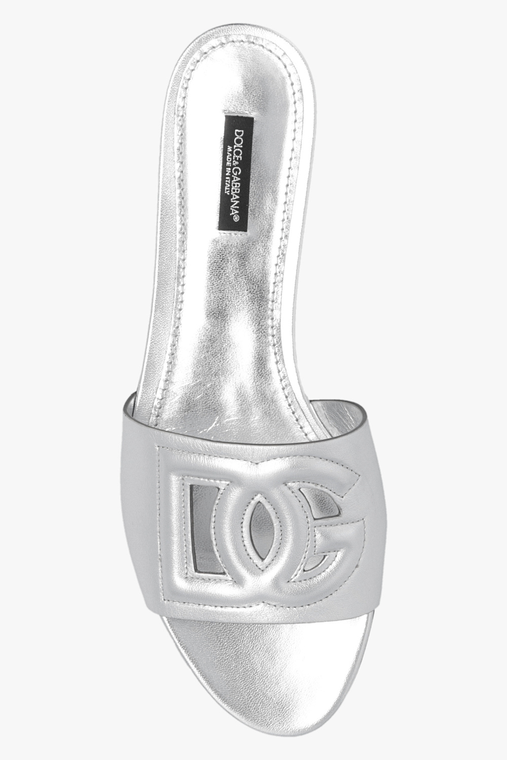 Dolce & Gabbana ‘Bianca’ slides with logo